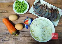 Illustration of how to make slap fried rice 1