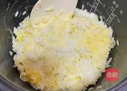 Illustration of how to make cabbage and egg fried rice 3