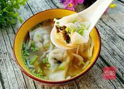 Illustration of how to make vegetarian wontons 16