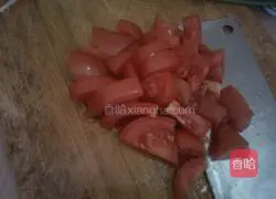 Illustration of how to make tomato and egg fried rice 2