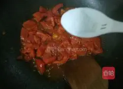 Illustration of how to make tomato noodles 5