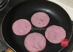 Illustration of how to make ham sandwich 3