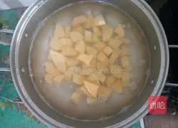 Illustration of how to make sweet potato glutinous rice balls 2