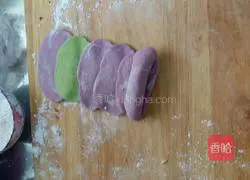 Illustration of how to make colorful steamed buns 3 