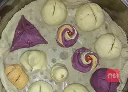 flower Illustration of making steamed buns 4