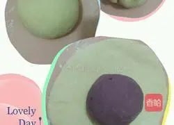 Illustration of how to make purple potato blossom steamed buns 8