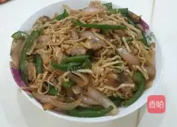 Illustration of how to make fried noodles 11