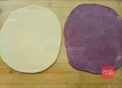 Illustration of how to make two-color steamed buns 8