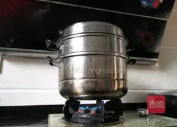 Steamed corn Illustration of how to make cakes 4