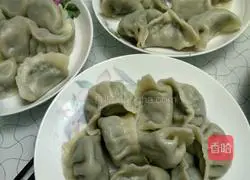 Illustration of how to make fennel stuffed dumplings 8