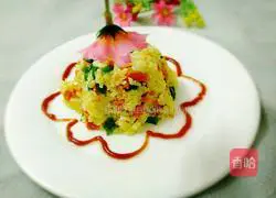 Illustration of how to make carrot fried rice 11
