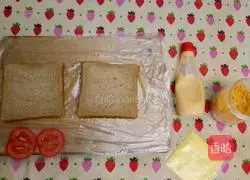 Illustration of how to make a sandwich 1