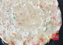 Illustration of how to make ham and chive pancakes 9