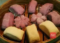 Illustration of how to make purple sweet potato buns 9