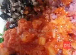 Pork, Mushroom and Kimchi Pancake Recipe Illustration 3