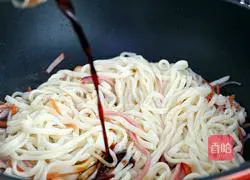 Illustration of home-style fried noodles 6