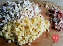 Illustration of how to make special rice fried rice 2