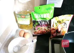 Potato and eggs Illustration of how to make a sandwich 1