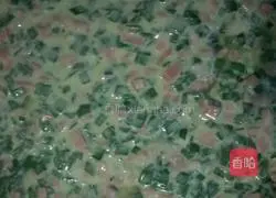 Leek, ham and egg pancake recipe 4