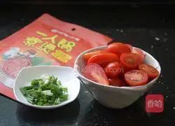 Illustration of how to make minced meat and tomato rice noodles 2