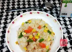 Illustration of how to make simple fried rice 4