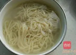Illustration of how to make cabbage fried noodles 2