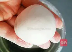 Recipe for making sesame pancakes with red bean paste 8