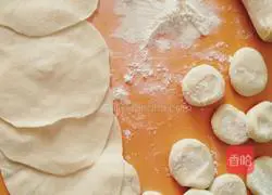 Illustration of how to make leek and meat dumplings 8