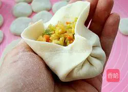 Illustration of how to make cabbage vegetable buns 14