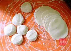 Fan-shaped Illustration of how to make dumplings 7