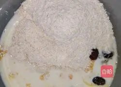 Oats Illustration of how to make cakes 2