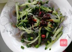 Illustration of how to make water chestnut powder jelly 7