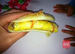 long Illustration of how to make sesame cakes 18