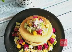 Illustration of how to make avocado waffles 6