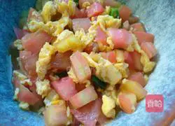 Illustration of how to make tomato and egg dumplings 13