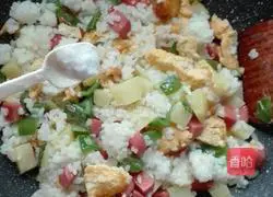 Assorted Egg Fried Rice Recipe Illustration 10