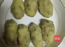 Illustration of how to make fried potato pancakes 7