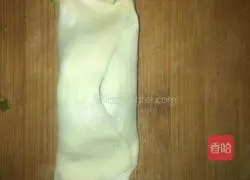 Leek and egg filling Illustration of how to make cakes 8