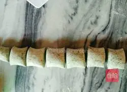 Illustration of how to make black sesame steamed buns 11