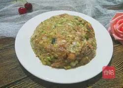 Illustration of how to make mushroom, cabbage and pork dumpling stuffing 9