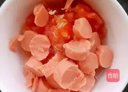 Illustration of how to make tomato fried noodles 2