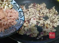 Illustration of how to make minced meat, ham and shaomai 8