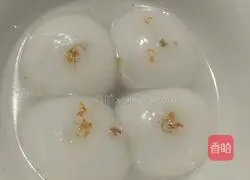 Sesame and Osmanthus Glutinous Rice Balls Recipe Illustration 3