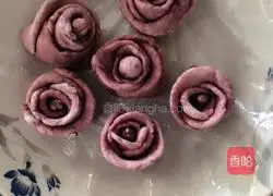 Illustration of how to make purple sweet potato and rose steamed buns 5