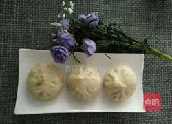 Illustration of how to make steamed buns stuffed with dried beans 14