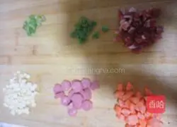 Illustration of how to make delicious fried rice 1