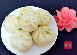 Illustration of how to make steamed buns with chive yellow pork stuffing 10