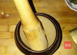 Illustration of how to make sweet potato leaf cake 12