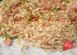 Illustration of how to make steamed noodles 8