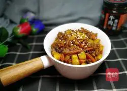 How to make fried rice with ham sausage Illustration 7